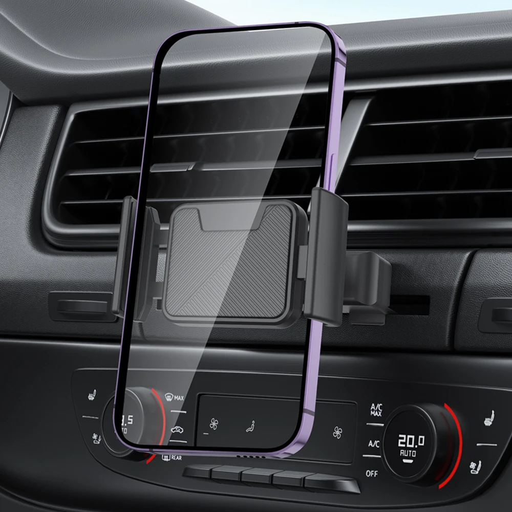 Universal Car CD Slot Phone Holder Dual Button 360° Adjustable Rotation for IPhone 15 Samsung S24 Ultra Huawei 4.7-7