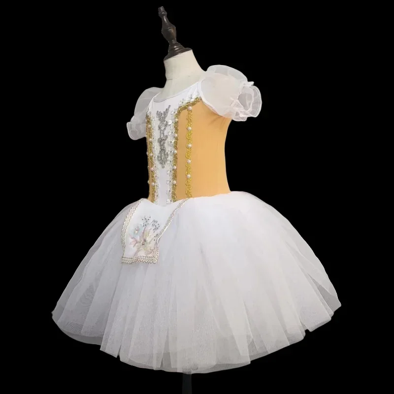 Jupes Tutu de Ballet pour enfants, Costume pour filles, vêtements de spectacle Giselle, Costumes de danse du lac des cygnes, robe de ballerine