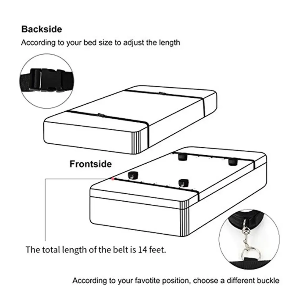 Set di ritenuta BDSM Bondage Manette e polsini alla caviglia Schiavo sul letto Gamba aperta Flirtare Giocattoli sessuali per donne Coppie Erotici Senza vibratore