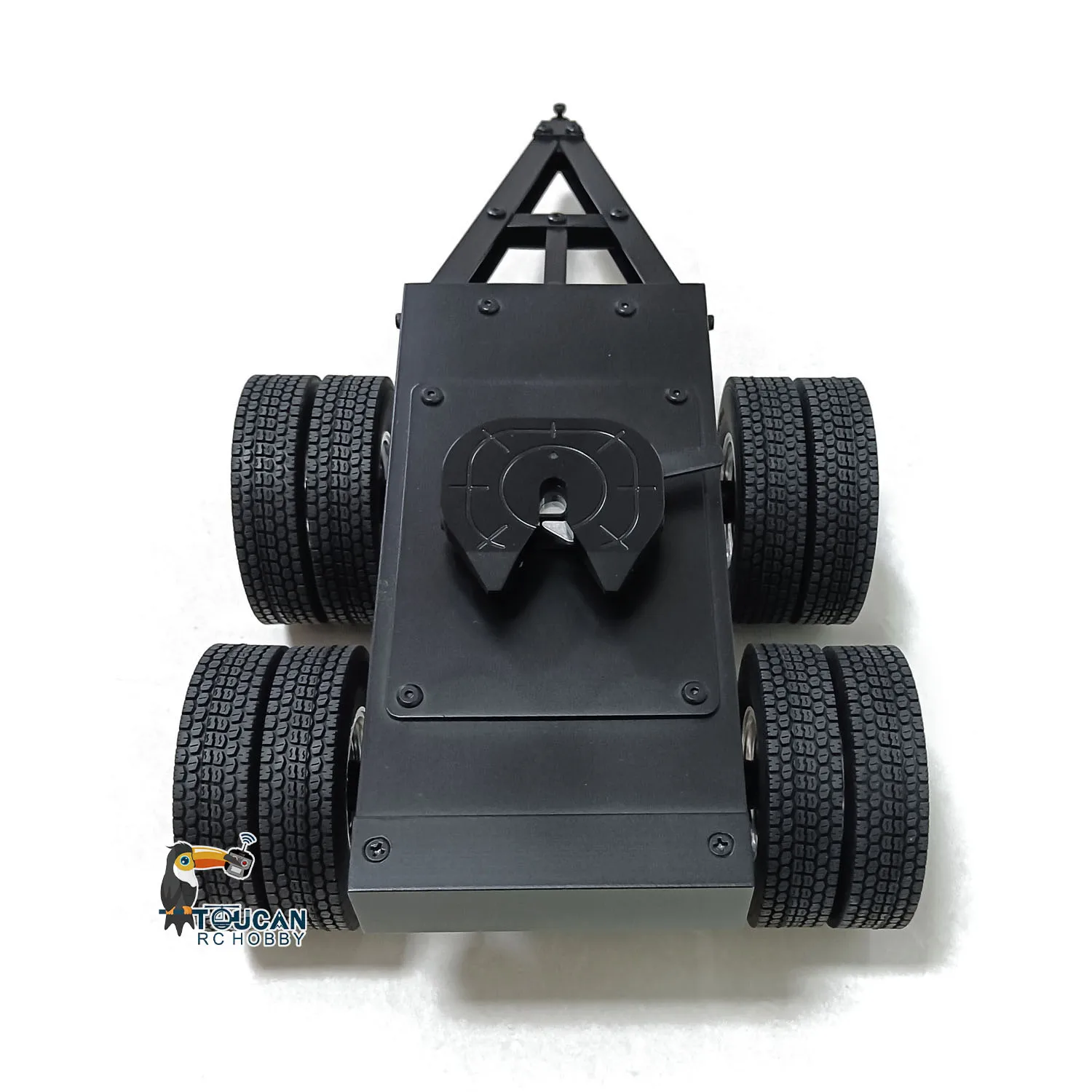 

1/14 Spare Metal Trailer 2 Axles with Fifth-wheel Traction for Toys LESU RC Truck Car Model Ourdoor Gifts TH23124