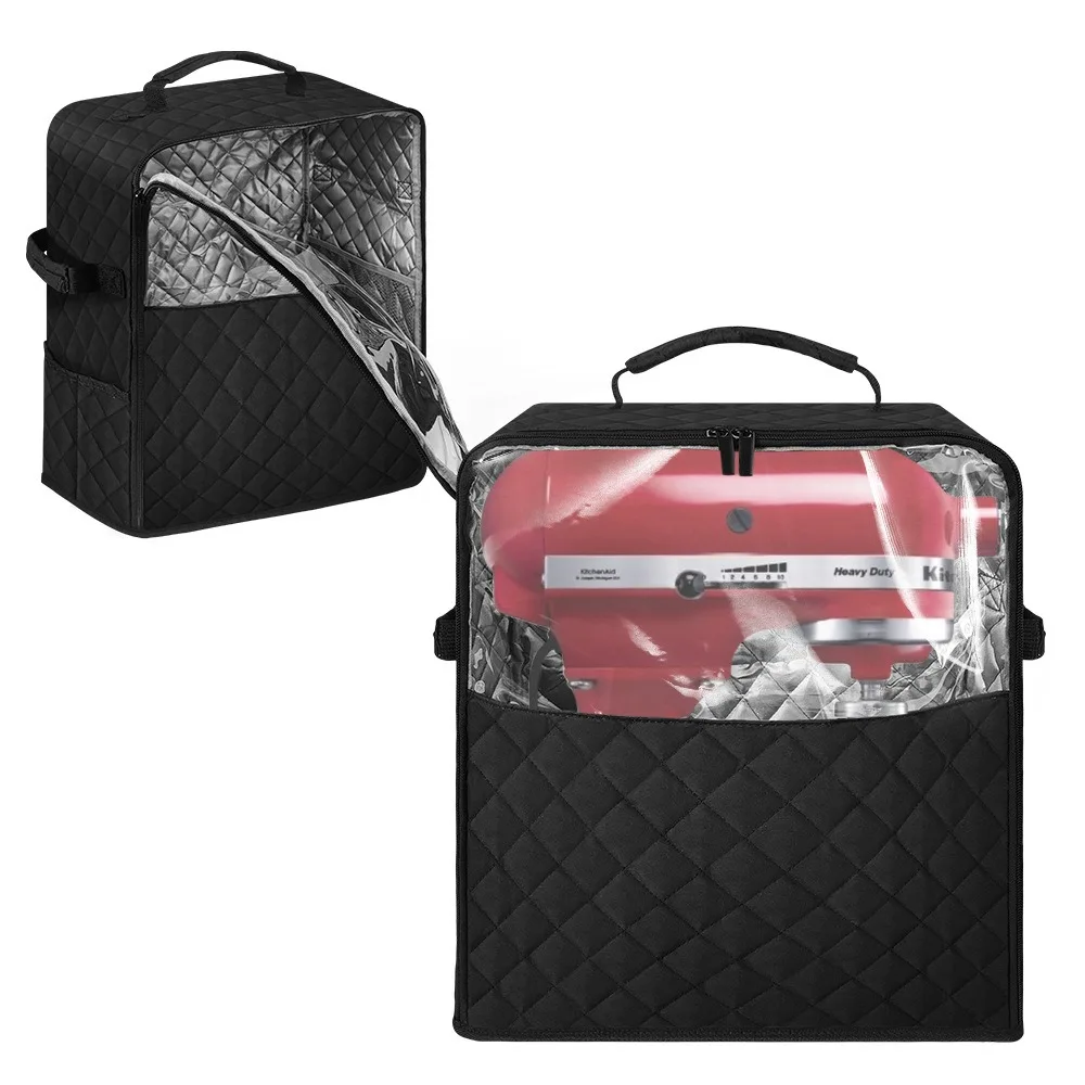Cubierta antipolvo para mezclador de ayuda de cocina, impermeable, multibolsillos, organizador de mezclador, bolsa organizadora, cubierta duradera para batidora de pie