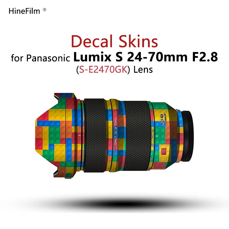 

LUMIX S 24-70F2.8 Lens Warp Skin for Panasonic LUMIX S PRO 24-70mm F2.8 Lens Decal Sticker 2470 Protector Coat Cover Film