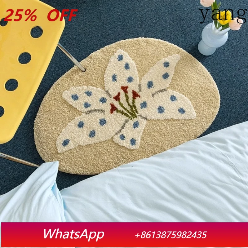 

LTT imitation cashmere carpet bathroom door floor mat four seasons room bedside blanket