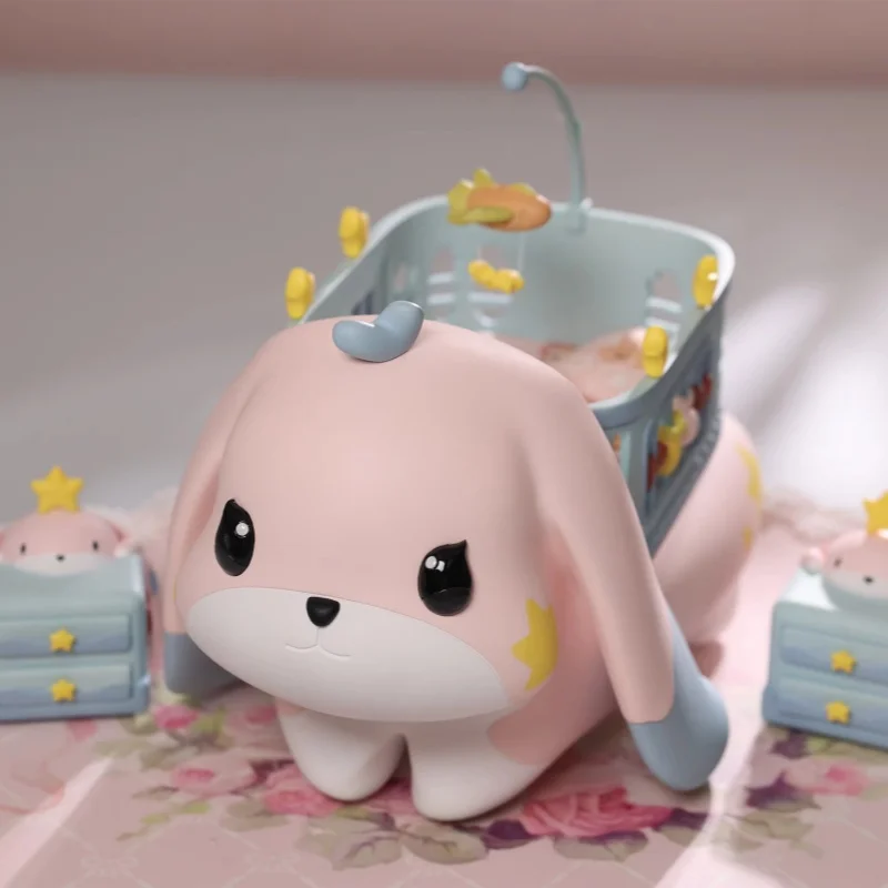 

1/12 Doll House Model Furniture Accessories Cute Rabbit Bed Bedside Table Chair Bjd Ob11 Gsc Blyth Lol Dollhouse Miniatures Toys