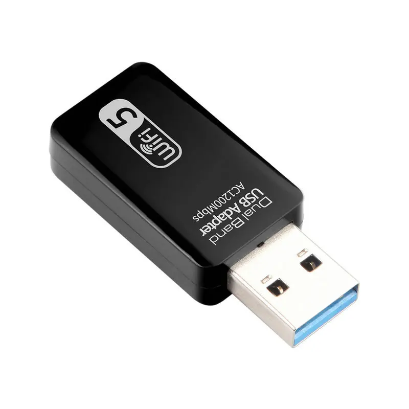 듀얼 밴드 USB 3.0 무선 네트워크 카드 8812 무선 리시버 와이파이 어댑터, 5G 휴대용 와이파이, 1200M