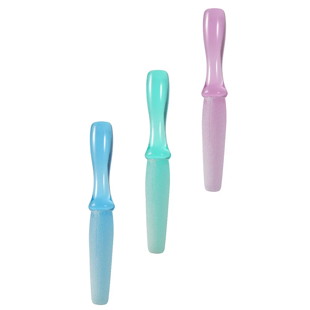 

3Pcs Foot Care Tools Foot Rasps Bright Colors Ergonomic Handle Callus Removers Pedicure Dead Skin Exfoliating Files