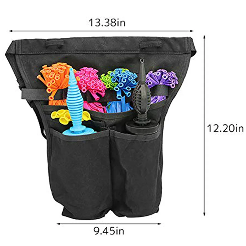 Multifunctional Balloons Organizer Bag Pump Accessories Portable Balloon Tool Bag Entertainer Clown Balloon Twister Waist Bag