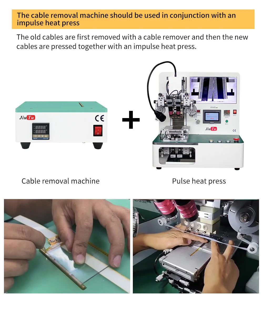 JiuTu Factory Direct Sales Flex Cable Removing Machine Phone Motherboard Cable Removal Repair Machine