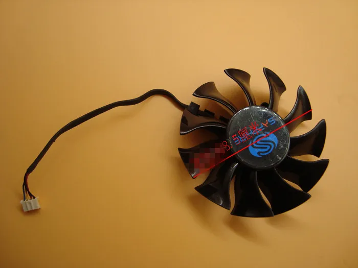 Sapphire HD5830 hd6870 hd6790 fd9225u12s graphics card fan with 4 holes and 4.3cm