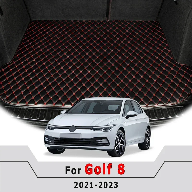 

Коврики для багажника автомобиля VW Volkswagen Golf 8 MK8 2023 2022 2021, подкладка для груза, аксессуары для салона автомобиля, сменные водонепроницаемые автомобильные аксессуары