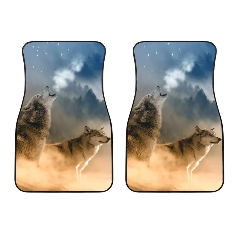 Wolves Car Mats / Wolves Car Mats / Wolves Front Car Mats / Wolves Car Accessories