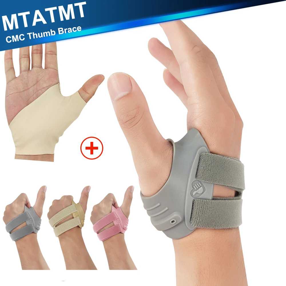 CMC Thumb Brace,Comfortable Thumb Splint for CMC Joint Pain,Arthritis,Thumb Stabilizing Orthosis with Thumb Sleeve for Women Men