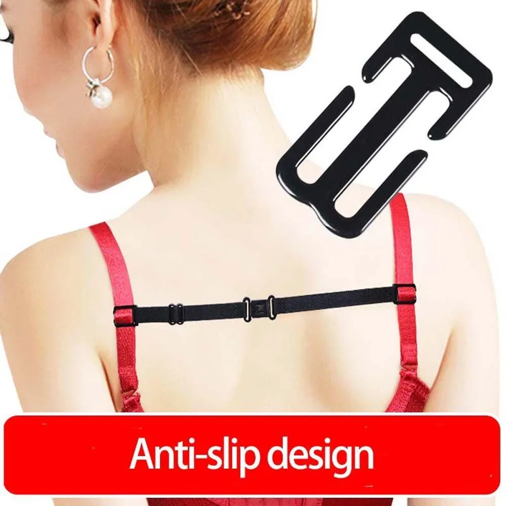 1/5Pcs Women\'s Adjustable Extender Bra Strap Holder All Match Invisible Non-slip Shoulder Straps Belt Buckles Underwear Lingerie