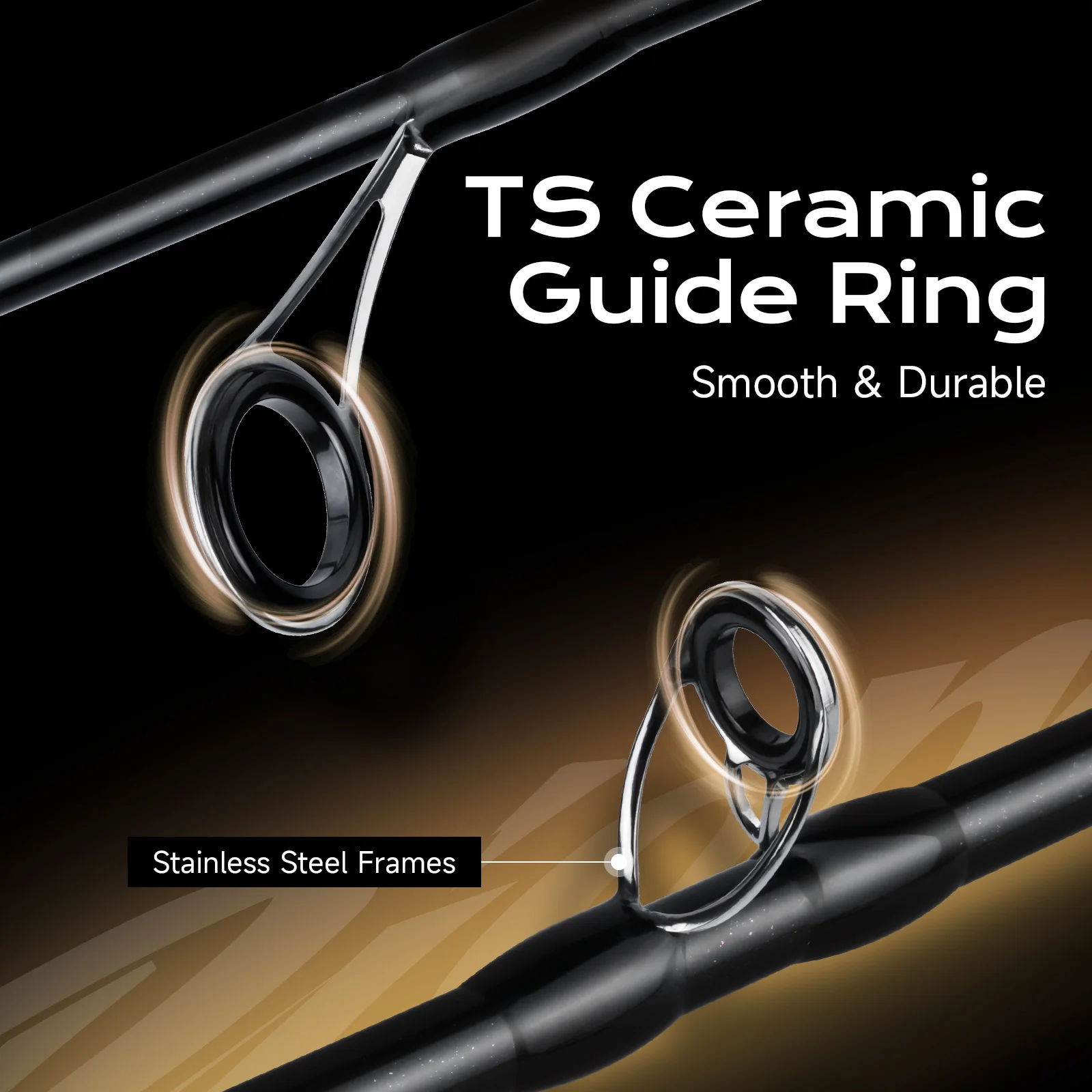 HANDING Pioneer Trout Fishing Rod تسليم صنارة صيد pioneertrot--m عمل سريع UL/L قوة 24 طن من ألياف الكربون TS أدلة سيراميك حلقة الغزل والصب