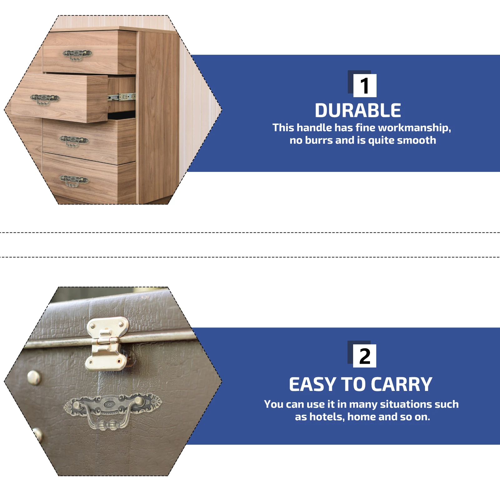 

4pcs Retro Drawer H Bronze Zinc Alloy Cabinet Pulls Wardrobe Knobs Furniture Hardware Smooth Durable