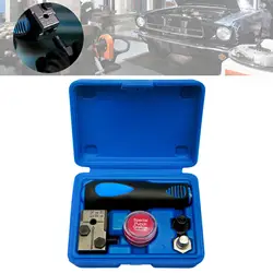 3/16 in Car Mechanics 45Degree Detachable Auto Copper Tubing Double with Storage Case Tube Flaring Tool Brake Line Flaring Tool