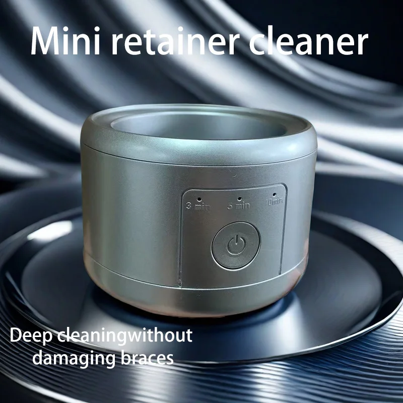 

Электрическая ультразвуковая машина для чистки зубных протезов USB, многофункциональный перезаряжаемый прибор для ухода за зубами, для невидимых элайнеров и контейнеров для ретейнеров