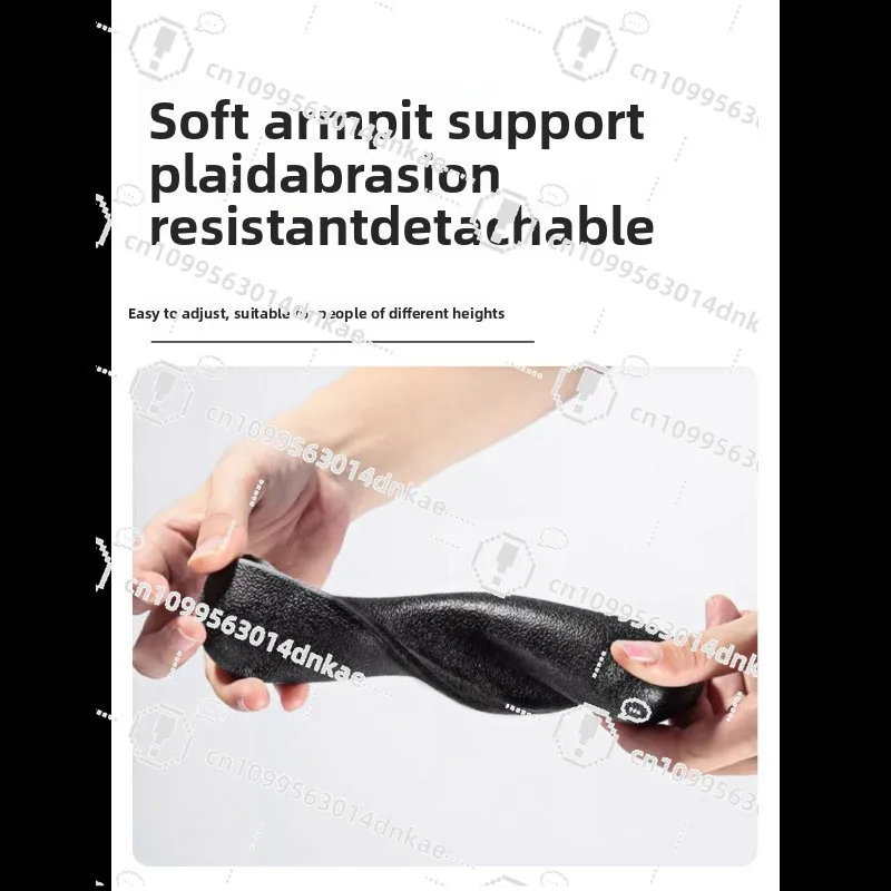 Crutches for Young People with Fractures, Armpit Crutches, Anti-skid Crutches, Light Elbow Crutches, Telescopic Multi-function