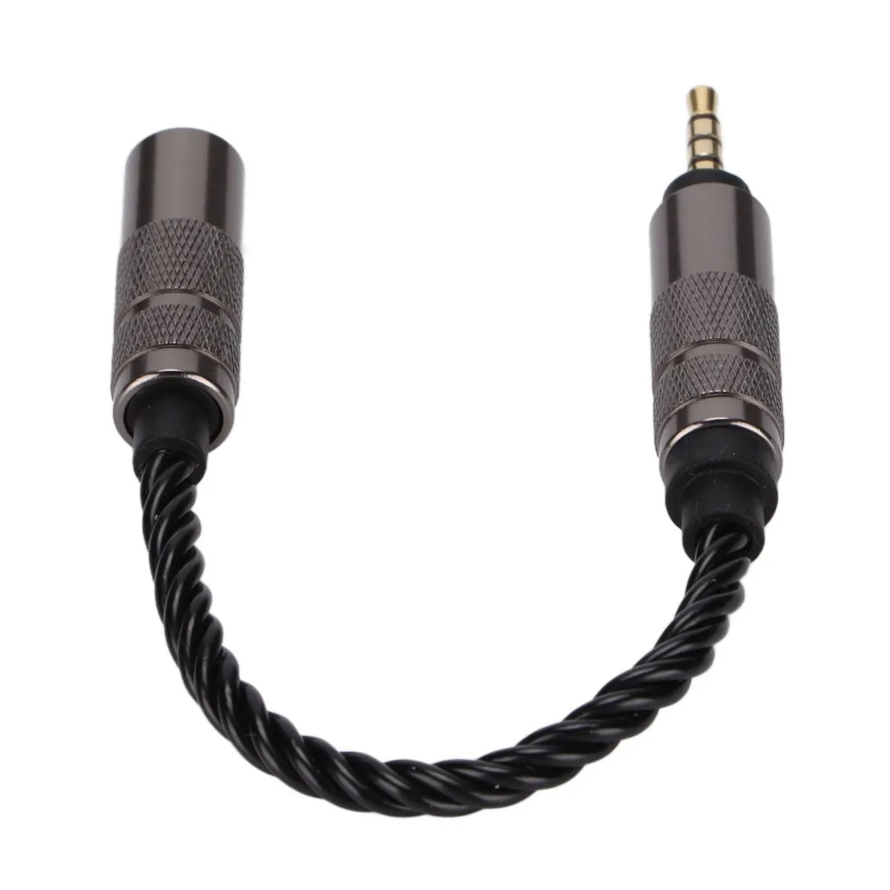High Stereo Audio 2.5mm Balanced Male To 3.5mm Stereo Female Lossless Sound Headphone Adapter Cord 4 Strands of Stranding Cable