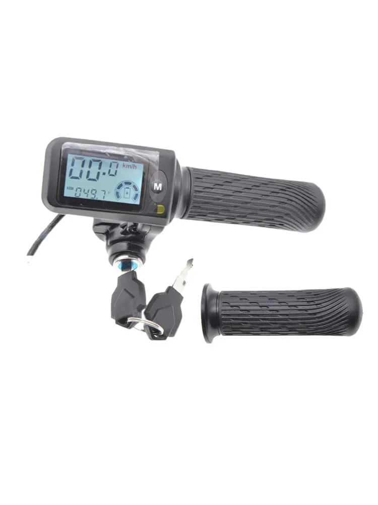 AliExpress GIYO 36-60V Built-in Three Gears Cyling Ebike Throttle With Display Bicycle Handlebar For E-Scooter Wist 22MM Application