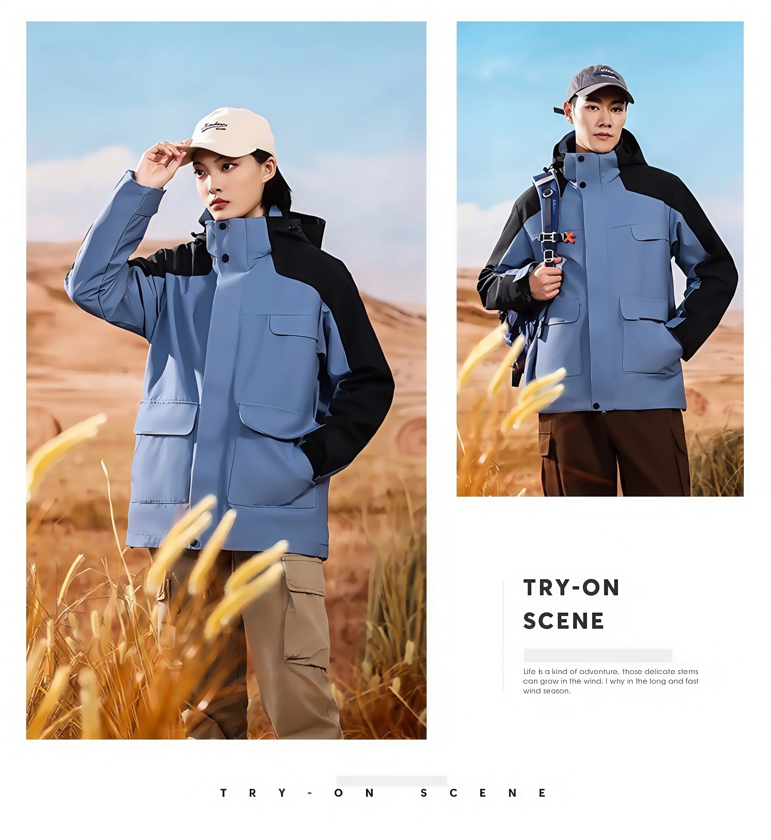 Outdoor Adventure Windbreaker - 2026 Giacca Antivento con Cappuccio e
