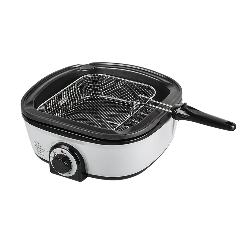 Elektrische Hot Pot Verdikking Fornuis Multifunctionele Fornuis Non-stick Kookpan Stoom/Hot Pot Grill Warme Frituur Fornuis Friteuse