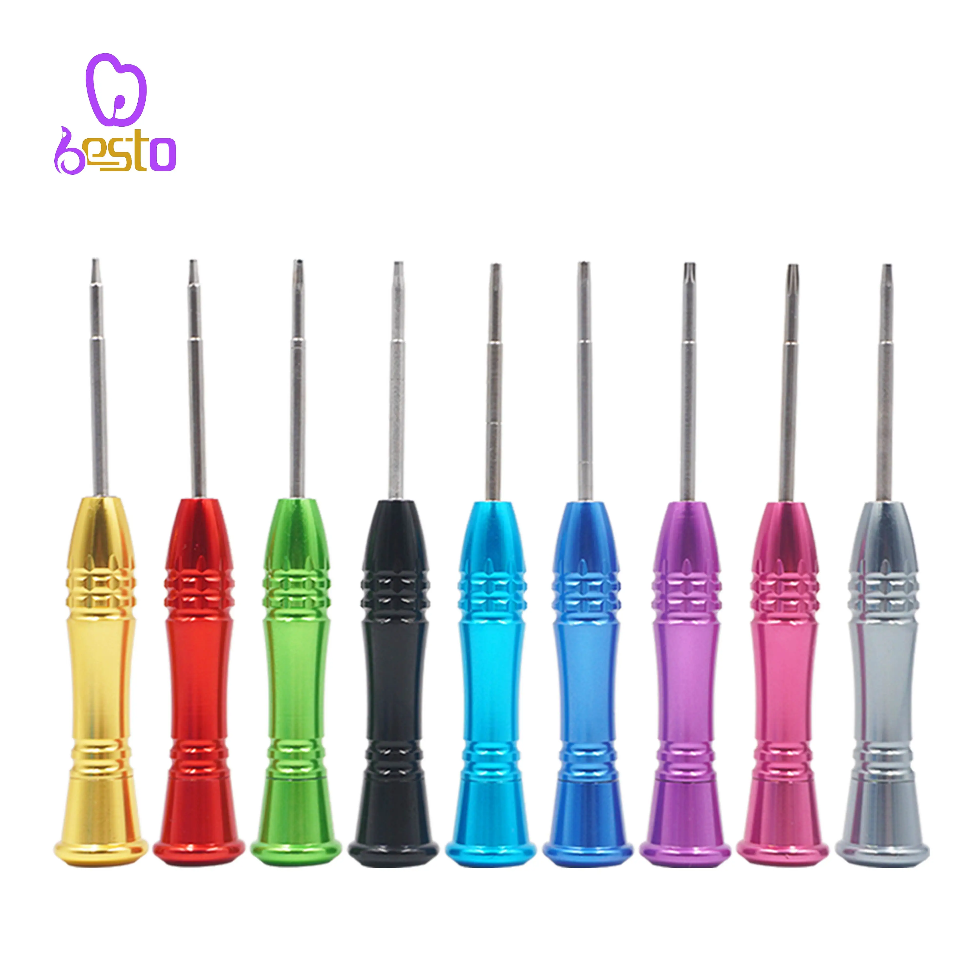 

9PCS/Set den tal Laboratory Screwdriver den tal Orthodontic Matching Tools Micro Screw Driver For imp lant Dentist Instrument