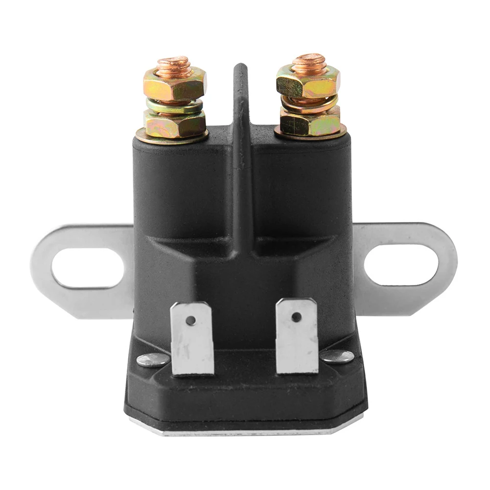 Lawn Mower Starter Relay 1134-2962-01 12V Motorcycle Starter Solenoid 725-04439A Zinc Alloy for Riding Mower Tractor Motorboat