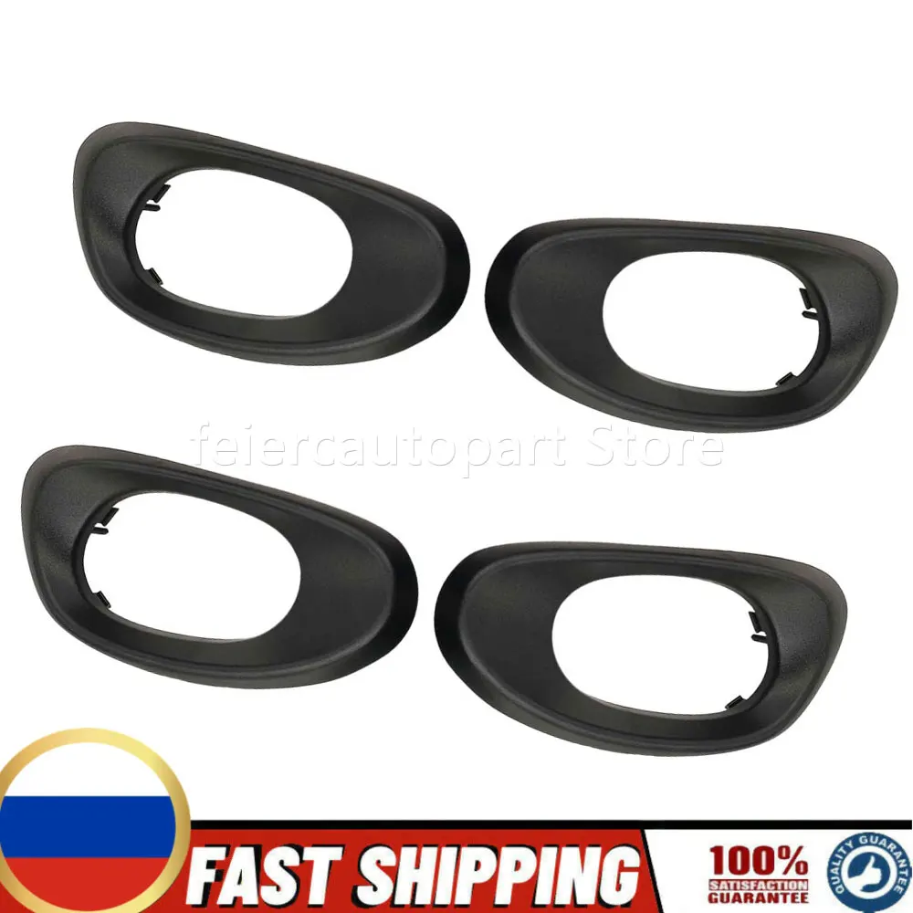 

4Pcs 15214506 15214507 For Chevrolet Chevy Trailblazer 2002-2009 Interior Inside Door Handle Trim Bezels For Front Rear Door