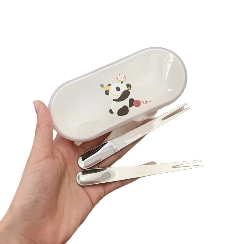 

Stainless steel fruit fork high-end small fork household cute stick