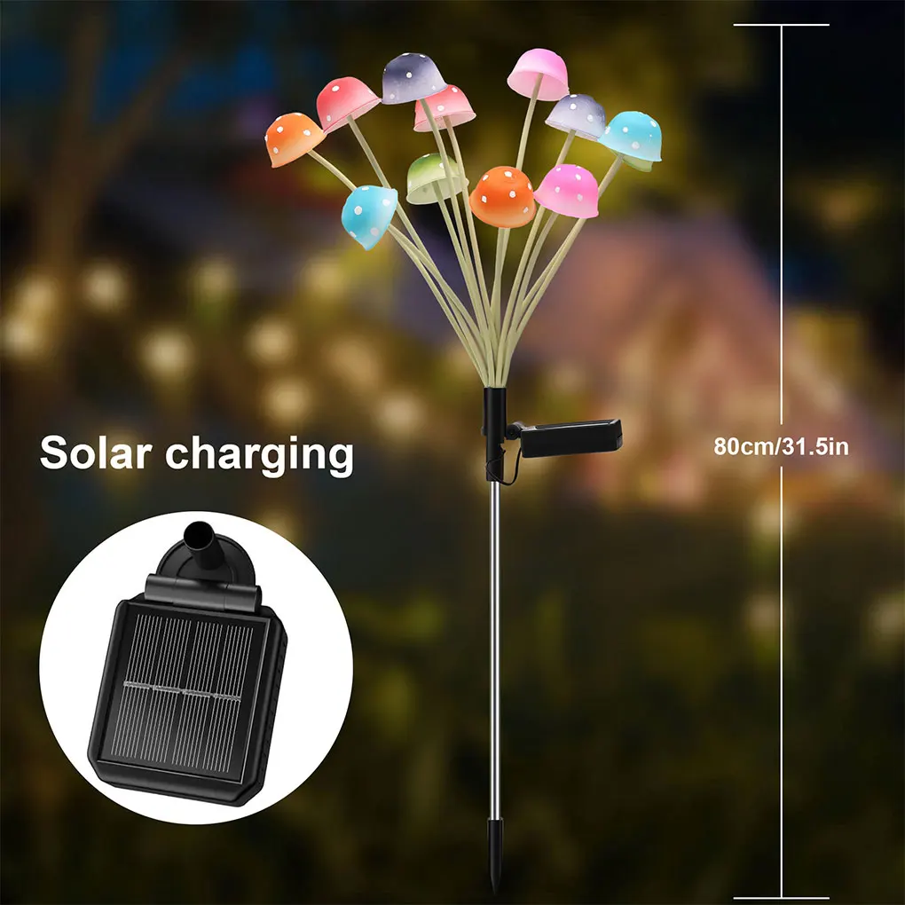 Waterproof Festive Atmosphere Light Solar Powered Ground Plug For Courtyard Long-lasting And Durable