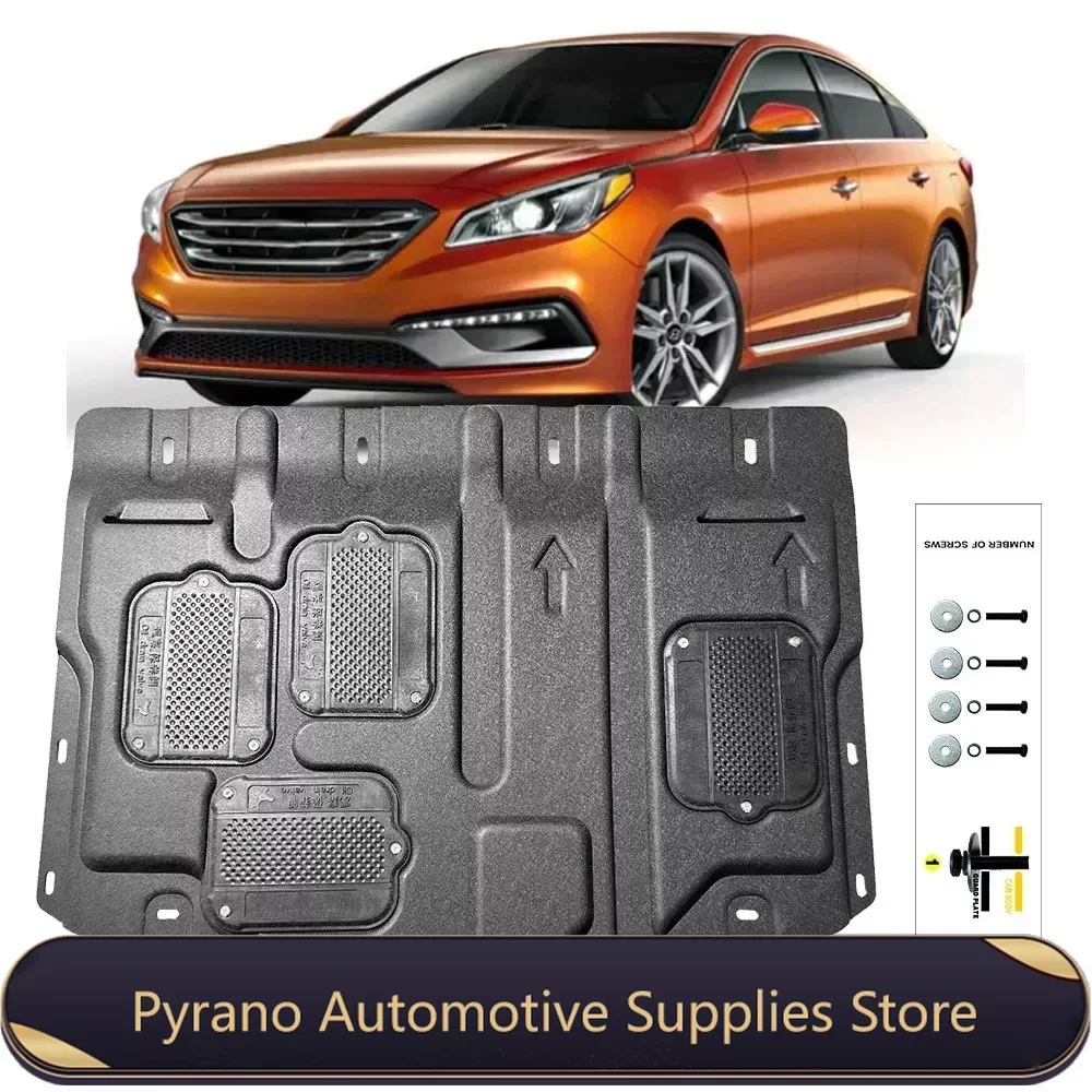 Car Under Engine Guard Mudguard Board Splash Shield Mud Fender Plate Panel For Hyundai Sonata 9 2015-2017