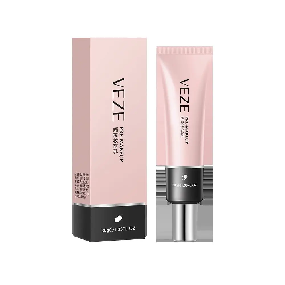 VEZE Pre-Makeup Primer Lightweight Breathable Natural Concealer Foundation Non-Greasy Pore Eraser Anti Wrinkle Cosmetic