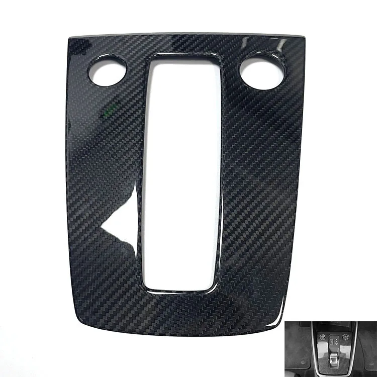 

Factory Real Carbon Fiber Car Interior Parts for Audi A3 A3L 2021-2024 Central Console Gear Shift Panel Cover Trim Accessories