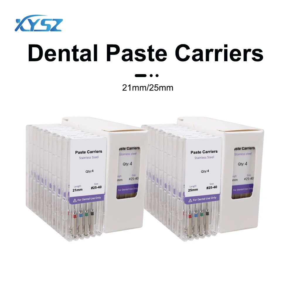 10pack/box 21/25mm Dental Lentulo Paste Carriers Endodontic Reamers Drill Burs Endo Files Dentist Materials Instrument