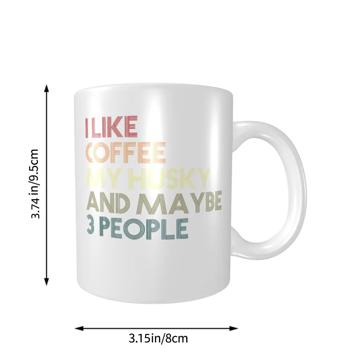 Mark Cup Mug Siberian Husky Dog Owner Coffee Lovers Quote Vintage Retro Coffee Mugs Tea Milk Water Cup Travel Mugs Office Home