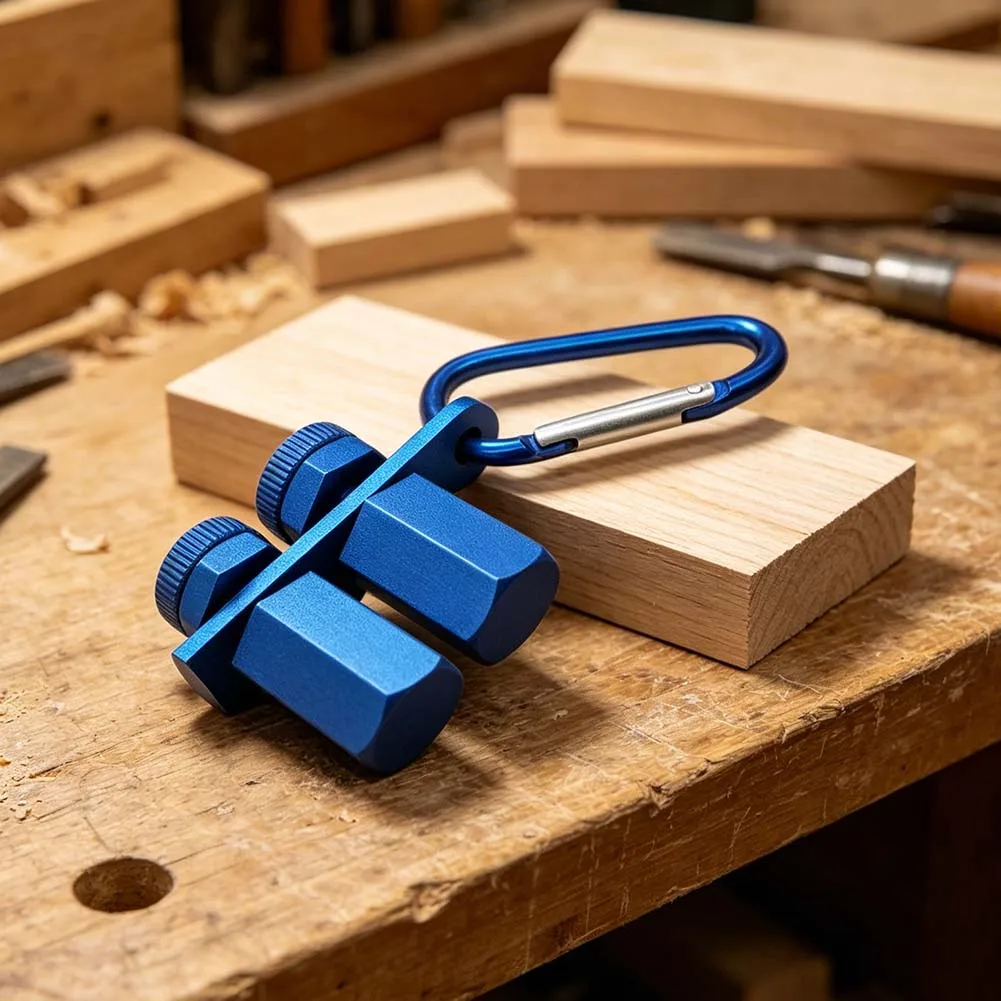 For Professional Carpentry Stair Gauge Aluminum Stair Guide Blue Aluminum Alloy Construction Lightweight Material