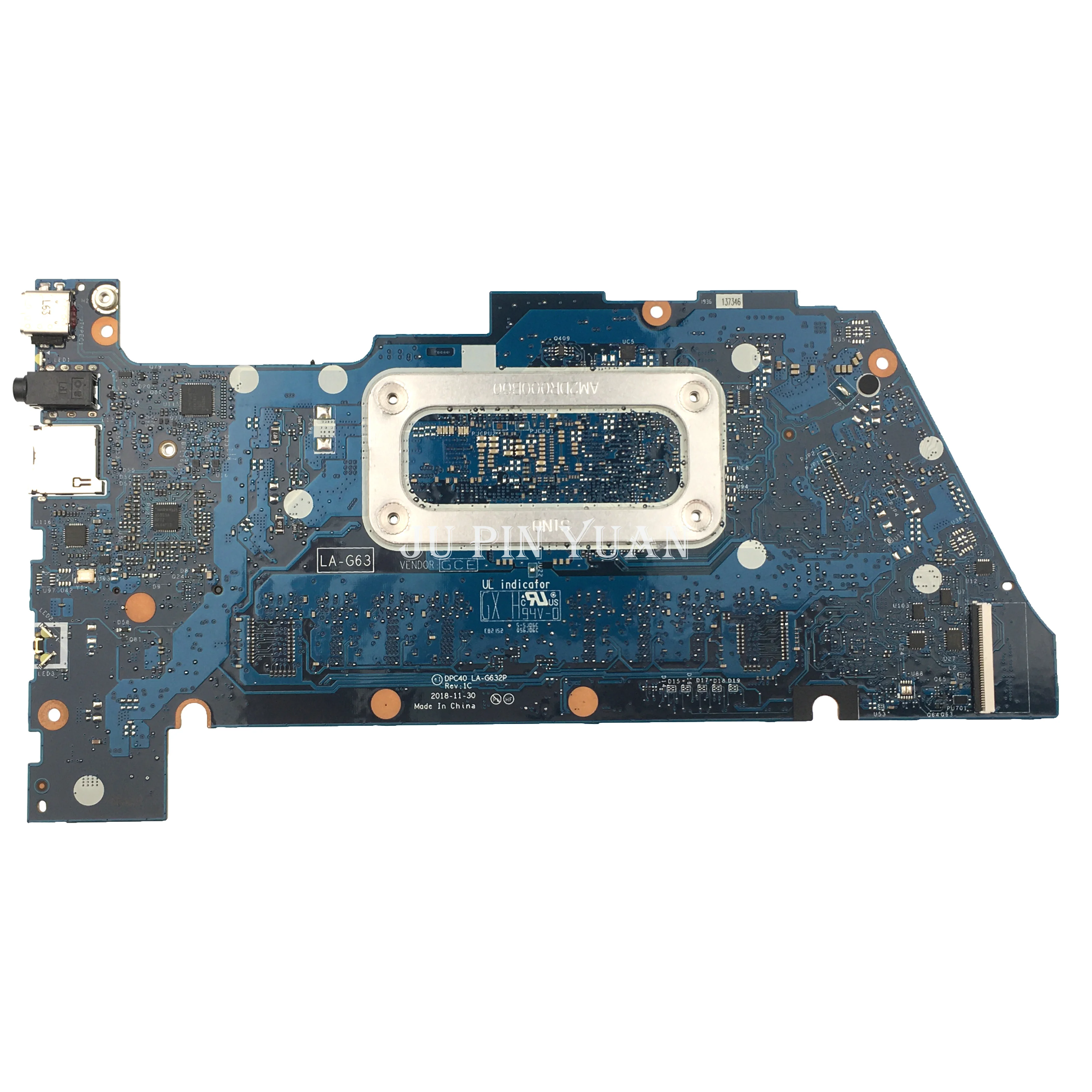 DPC40 LA-G632P L36884-001 L36885-001 For HP Chromebook x360 14-DA Laptop Motherboard With I3/i5 8GB 64GeMMC Full Tested