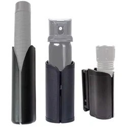 Tactical Polymer Spray Pouch Flashlight Pouch Baton Holster Mace Pepper Tear Gas Holder Multi Tool Light Case 360 Degree Rotable