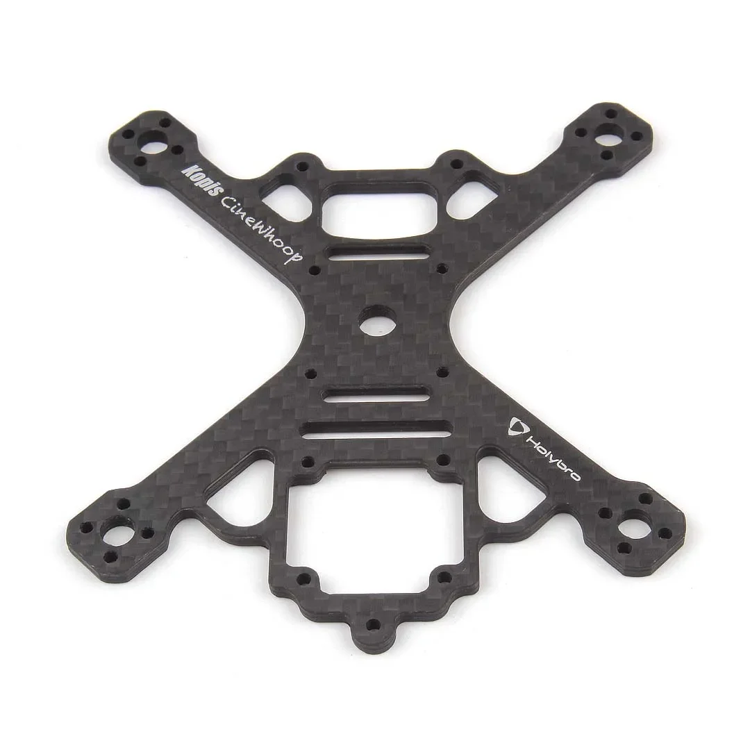 Holybro Kopis Cinewhoop 2,5 "Repuestos de marco FPV-placa inferior de fibra de carbono, protector de hélice para reemplazo de drones FPV Cinewhoop