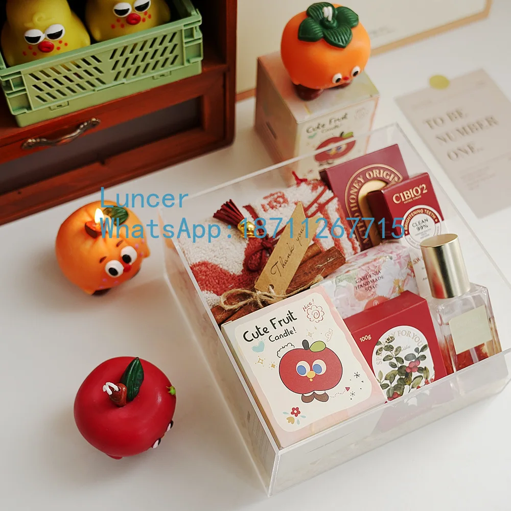 

5PCSFruit scented candles, birthday gifts, funny shape ornaments, fragrance souvenirs