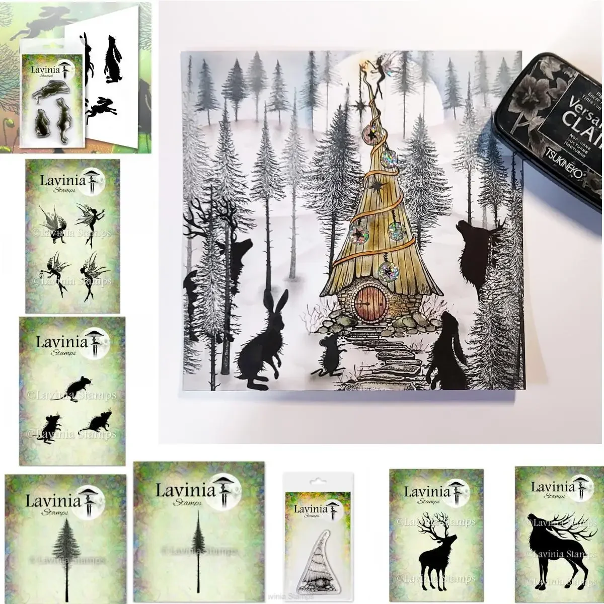 Craft Clearance Snowfield Animal Clear Stamps