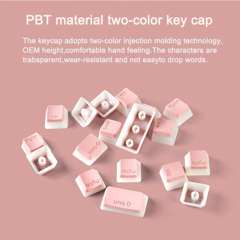 Pudding Keycaps PBT OEM 108 Keys Keycaps For Cherry MX Switch Mechanical Keyboard RGB Gamer Keyboards Gaming Accessorie Teclado