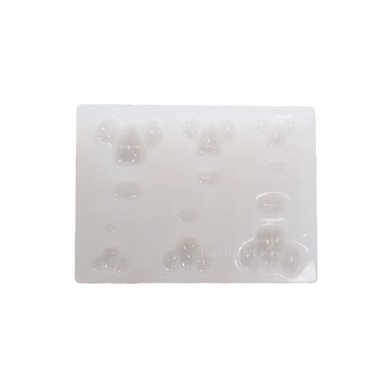 Resin Clay To Make Silicone Mold for Simulated Cat Paw Pads Wool Felt Poke Polymer Clay DIY Animal Paw Modeling Mold