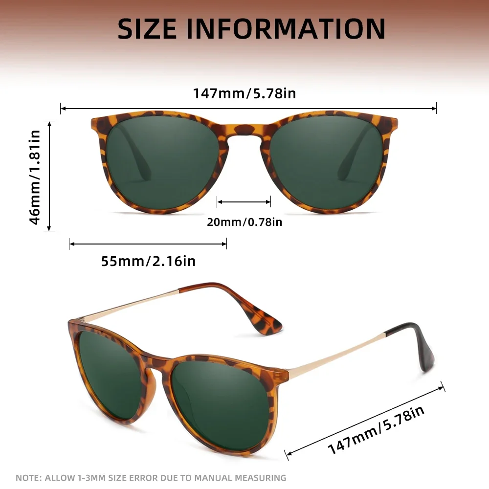 KINGDREAM خمر الاستقطاب النظارات الشمسية الرجال النساء مكبرة القيادة UV400 حماية أزياء السيدات نظارات شمسية