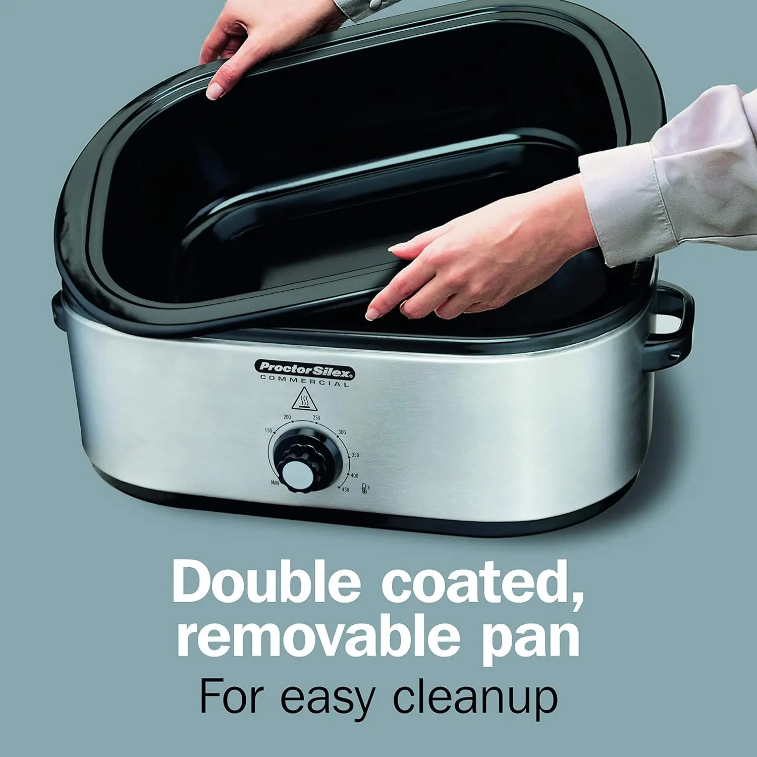 Forno per torrefazione da 18 litri, scaldavivande, acciaio inossidabile (32921)