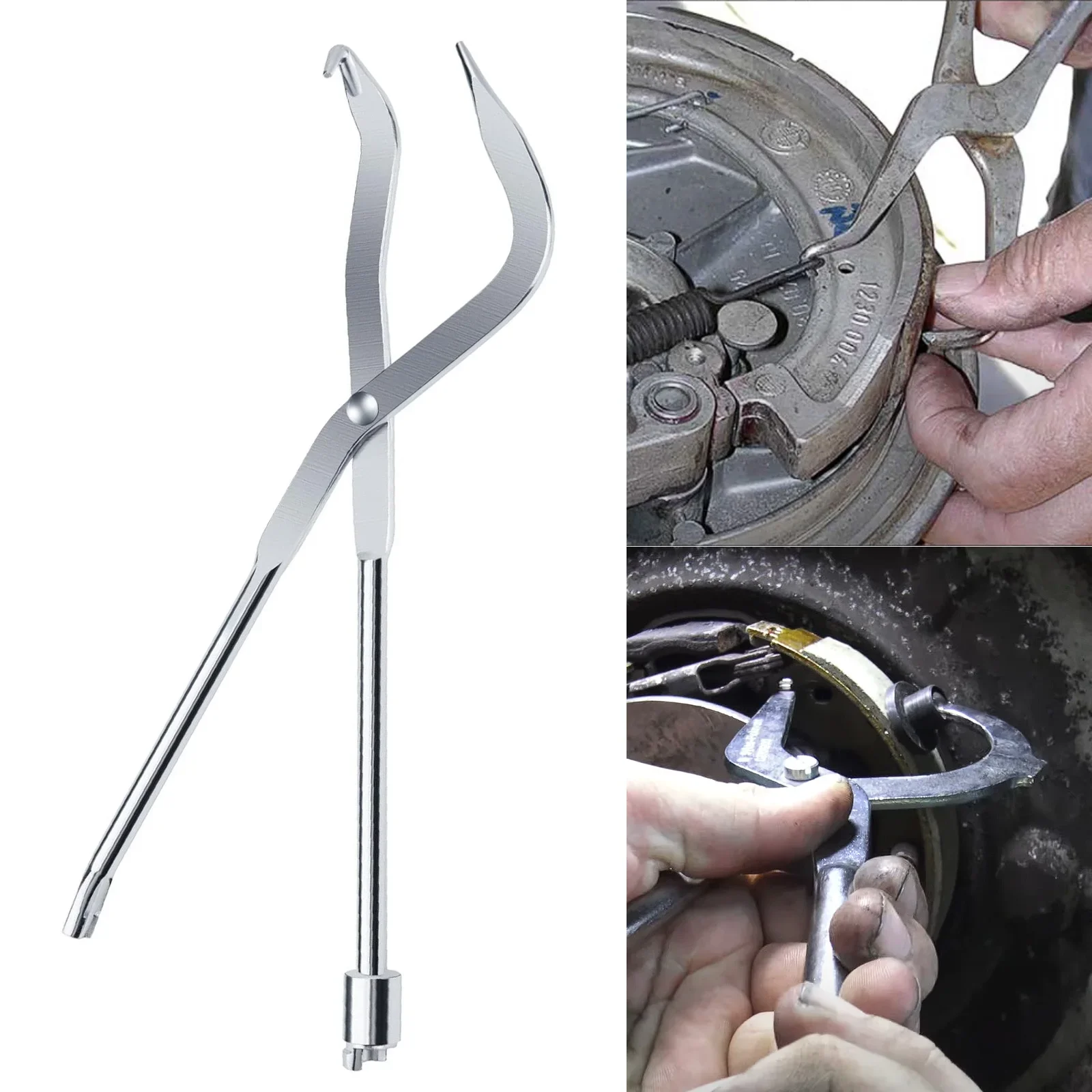 

Автомобильный барабанный тормоз, пружинный зажим, пружинный зажим, плоскогубцы, инструмент для ремонта автомобиля, установщик, инструменты для разборки мастерской, автоаксессуары, 1 шт.