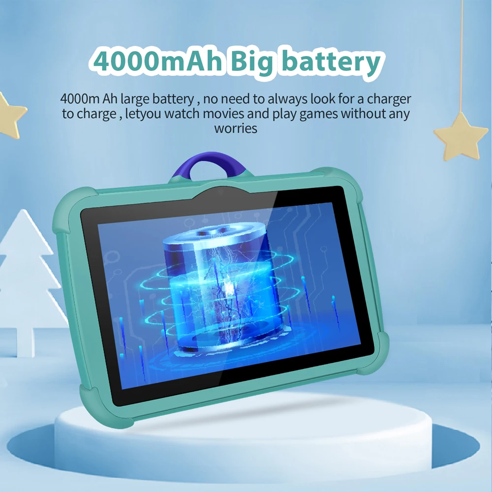 Macchina per l'apprendimento dei bambini di Natale BDF C8-7 pollici 4 core 4 GB RAM 64 GB ROM Android 13 risoluzione 1280 * 800 Regalo di Natale