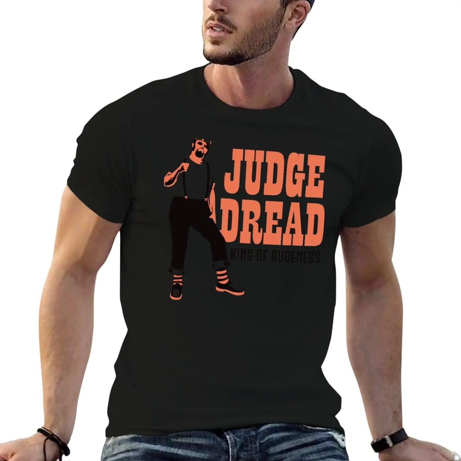 Judge Dread King Of Rudeness T-Shirt vintage graphic tee oversized graphic tee tshirts for men