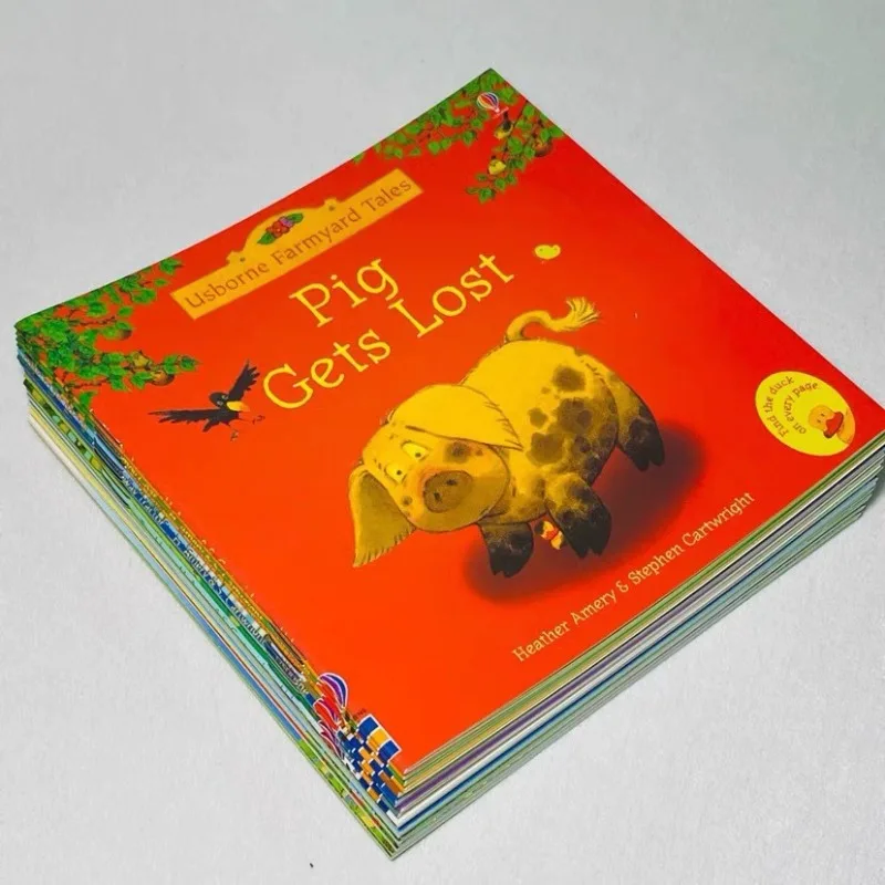 Usborne Original English Picture Books for Toddlers, Farmyard Tales Series 20 Books with Reading Pen Support
